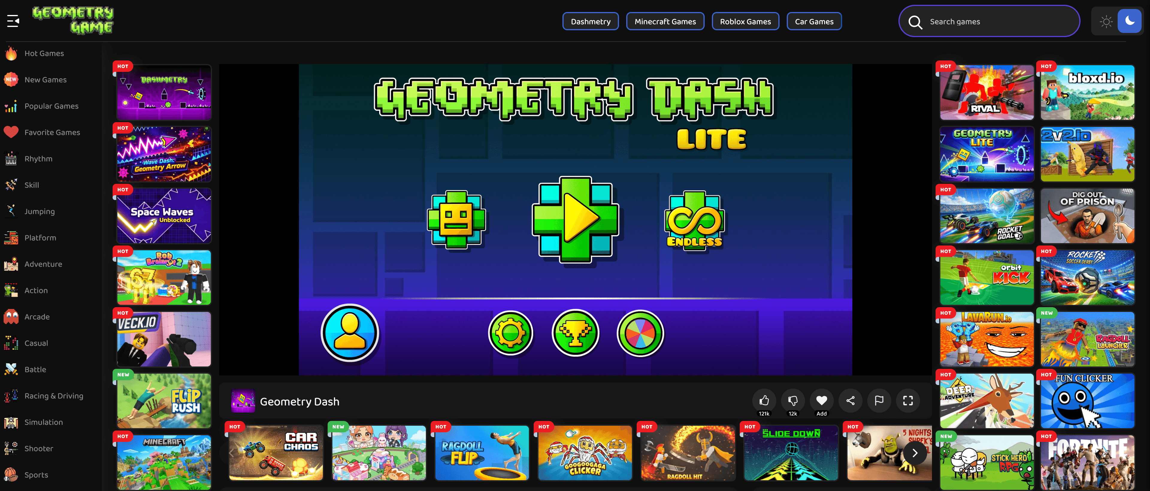Geometry Dash - Play Geometry Dash Online