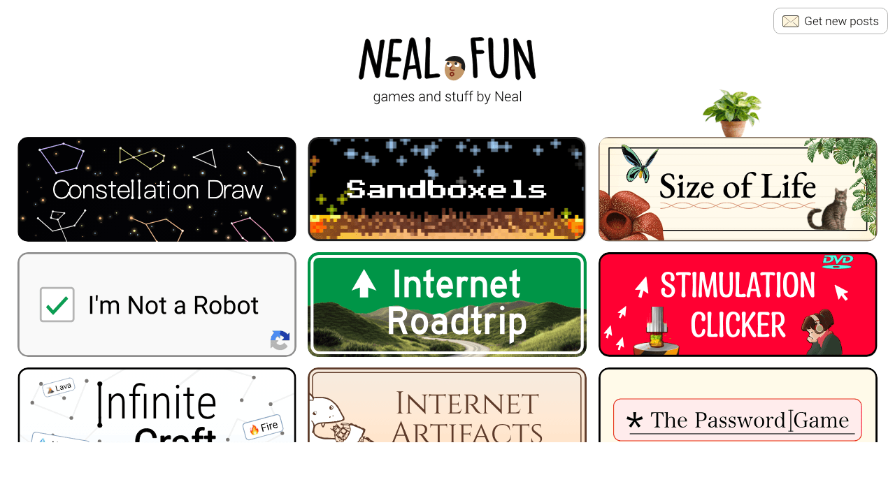 Neal.fun - Interactive Web Games and Experiments