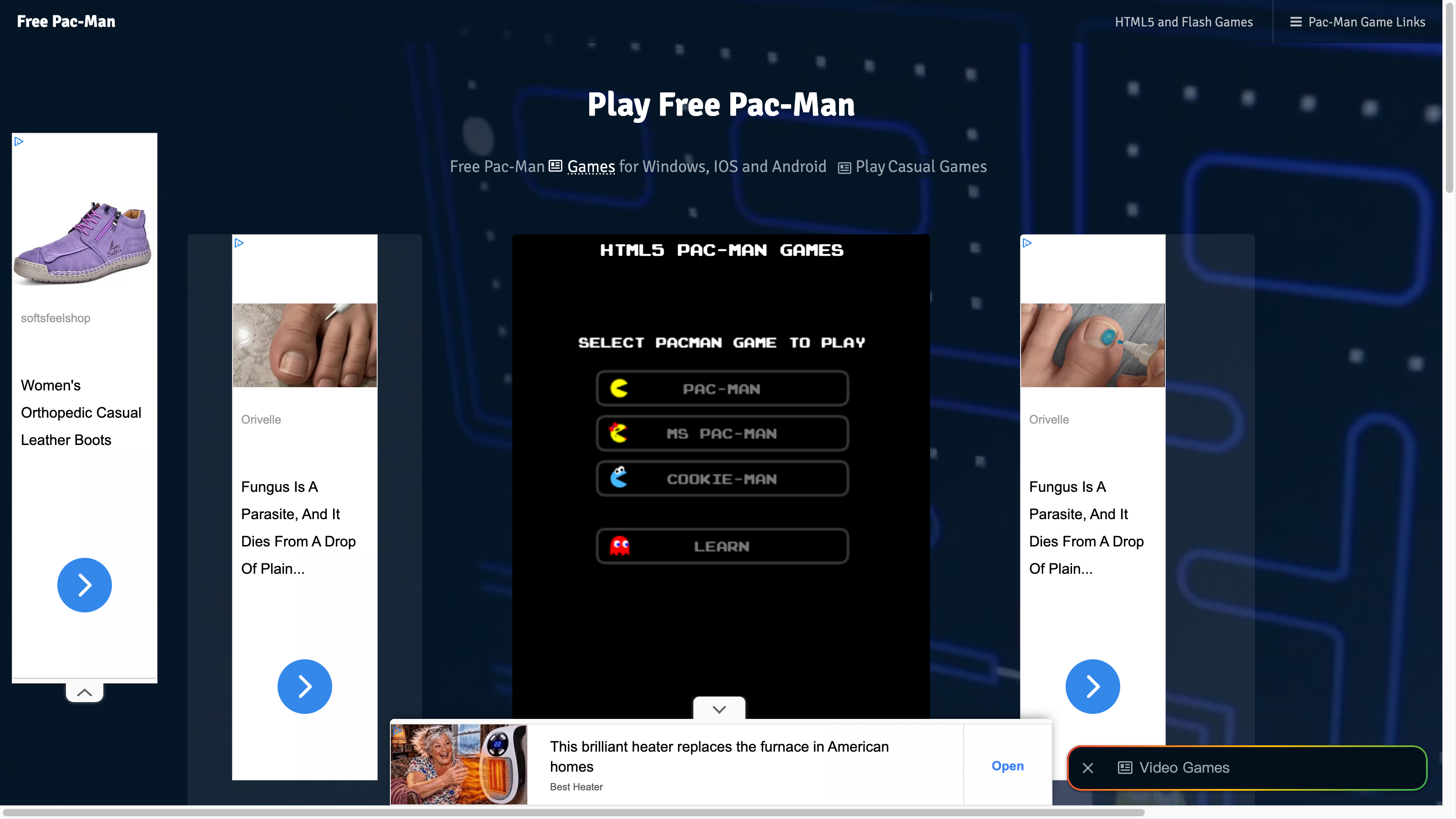 Free Pac-Man (Arcader)